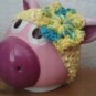yellow baby flower headband