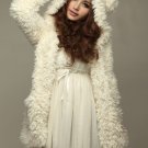 New Korea Style Bear Ears Lamb Fluffy Wool Winter Furry Winter Coats