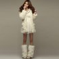 New Korea Style Bear Ears Lamb Fluffy Wool Winter Furry Winter Coats