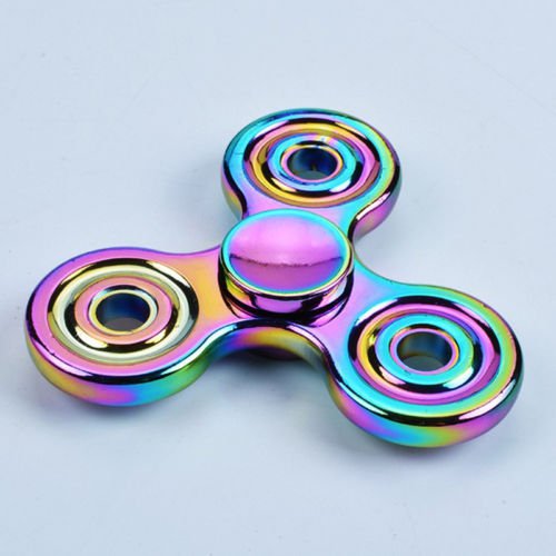 EDC Fidget Hand Tri Spinner Torqbar ADHD Autism Finger Focus Toy Gyro TOY