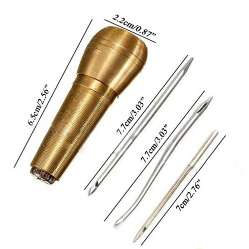 4mm Leather Craft Tool Hole Punches Lacing Stitching 1/2/4/6 Prong Punch Tool