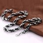 24" Men Stainless Steel 4MM Necklace Pendant Chain Link Jewelry Charm Fashion