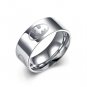 New Women 925  Silver Plated Band Ring Gift Jewelry Adjustable US Size