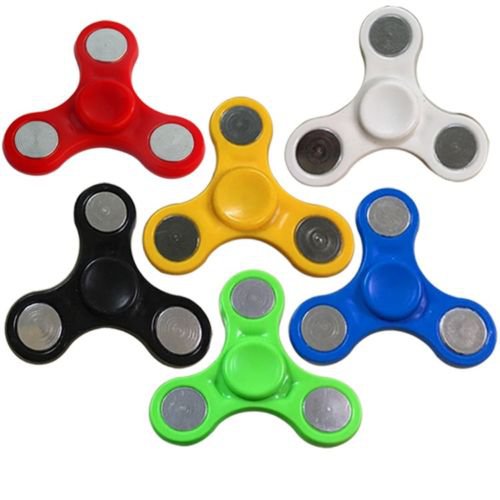 Tri Fidget Hand Spinner Triangle Torqbar Metal Finger Toy EDC Focus ADHD Autism