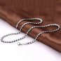 24" Men Stainless Steel 4MM Necklace Pendant Chain Link Jewelry Charm Silver New