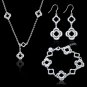 Crystal Jewelry Set Band Sets Fashion Women's Party Wedding Rhinestone Jewelry