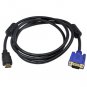 Hot VGA Male To HDMI Output 1080P HD +Audio TV AV HDTV Cable Converter Adapter