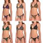 Vintage American Starlet Halter High Waist Bikini Swimsuit Swimwear Bathing Suit