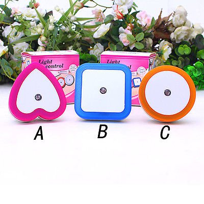Fancy Flower LED Avatar Night light Bed Sensor Lamp Romantic Ambient USPlug