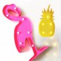 Fancy Flower LED Avatar Night light Bed Sensor Lamp Romantic Ambient USPlug
