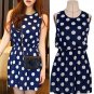 Womens Ladies Backless Sleeveless SunDress Summer Side Split Midi Bodycon Dress