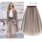 Street Style 6 Layers Women Girls Princess Ballet Tulle Tutu Skirt Wedding Dress