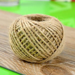 100% Natural Rope 98 Feet 2mm Hemp Strong Rope Cord For Arts Crafts 30meter Long