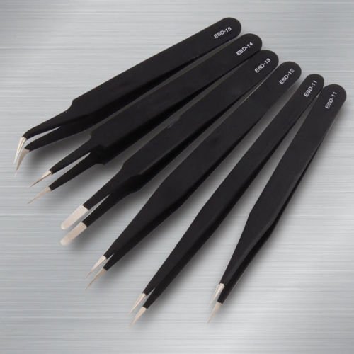 Led Eyebrow Light Removal Eyelash Tweezer Clip Make Up Hair Beauty Tool
