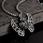 24" Men Stainless Steel 4MM Necklace Pendant Chain Link Jewelry Charm Cross Bib