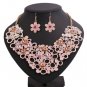 Womens Vintage Jewelry Fashion Turquoise Bead Pendant Long Metal Chain Necklace