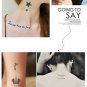 Fashion Tattoo Stickers Temporary Body Art Makeup Waterproof Removable Design