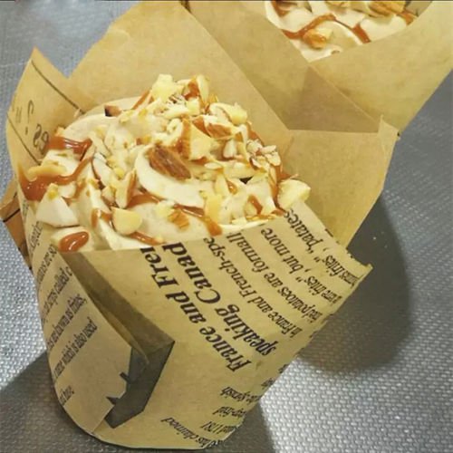 20xCake Baking Cup Lifelike Pot Shape Cake Cup Muffin Liners + Shovel Spoon +Lid