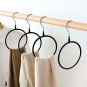 Tie Belt Scarf Wood Hanger 20 Chrome Bars Hanging Rack Holder Storage Organizers