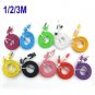 3/6/10 FT Micro USB Flat Noodle Charger Cable Cord For HTC Samsung  LG  Phone