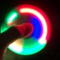 Blue Camo Tri Spinner ADHD Anxiety Stress Reducer Fidget Hand EDC Aluminium Toy