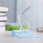 USB Desk Table LED Light Dimmable Touch Sensor Reading Book Lamp + Message Board
