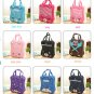 New Backpack Bags Canvas Rucksack Polka Dot Casual Backpack Shoulder Bag