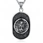 24" Men Stainless Steel 4MM Bib Necklace Pendant Dragon Chain Link Jewelry Charm