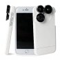 Hot 4 in 1 Fish Eye Wide Angle Micro 10x Telephoto Lens for iPhone 5S 5 6 6S