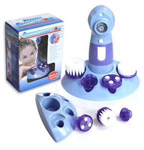 4in1 Face Care Cleaner Pore Blackhead Facial Skin Brush Rotary Scrubber Massage