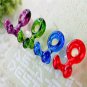 Automatic Toothpaste Dispenser + 5 Toothbrush Holder Stand Set Wall Mount Rack