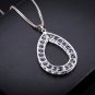 Wedding Bridal Rhinestone Crystal Necklace Drop Pendant Pretty Party Jewelry NEW