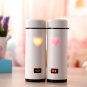 Stainless Steel Travel Mug Tea Water Coffee Bottle Vacuum Thermos Cup LED Warmer