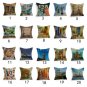 Fashion Home Decor Cotton Linen Throw Pillow Case Tree Sofa Waist Cushion Cover