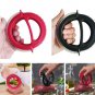 1pcs Wooden BBQ Skewers Stainless Steel Pipe Scaling Barbecue Skewer Needle