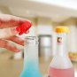 6 PCS Silicone Hold Bear Sweet Wine Stopper Wine Bottle Cover Lid Beer Saver