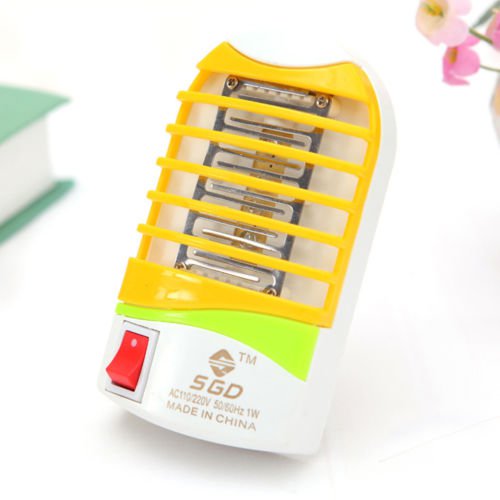 New Cartoon Mini LED Electric Insect Mosquito Pest Repellent Catcher Trap Lamp