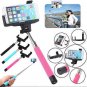 Hot Extendable Handheld Wired Selfie Stick Monopod For iPhone Samsung HTC