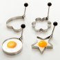 Kitchen Cooking Mold Fried Egg 4 Shapes Tool Ring Pancake Mould Stainless Steel