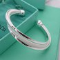 Stainless Silver/Gold Plated Leaf Branch Adjustable Open Cuff Bangle Bracelet