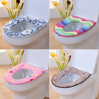 3pcs/Set Eiffel Tower Flannel Mat Toilet Cover Set Non Slip Bathroom Carpet Rug
