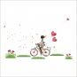 New Art Ring Wang Zhong Land Figure Window Wall Decal 3D Art Sticker Art Decals
