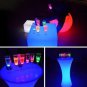 6Pcs LED Champagne Wine Glasses Beer Bar Party Wedding Club Light-up Drink Cup