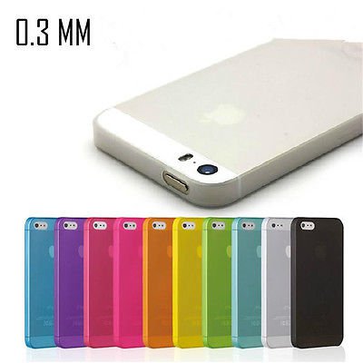 0.3mm Silicone Ultra Thin Matte hard case cover Skin For iPhone 5S SE 6S 7 Plus