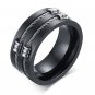 Women Ring Bridal Rhinestone Band Wedding Engagement Jewelry Rose Gold Plated