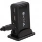 2015 Hot 7 Ports Hi-Speed USB 2.0 Hub +Power Adapter for PC Laptop Mac Black