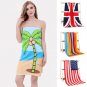 Exfoliating Body Scrub Long Massage Towel Bathroom Washcloth Bath Back Towel NEW