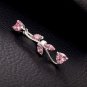 Hot Elega Cute Animal Owl Body Jewellery Navel Belly Bar Button Ring Pink