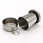 Portable Solid Stainless Steel Folding Wine Water Cup Outdoor Travel Mug 140ml