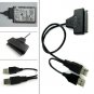 Hot SATA 7+15 Pin 22Pin to USB 2.0 Adapter Cable For 2.5 HDD Laptop Disk Drive